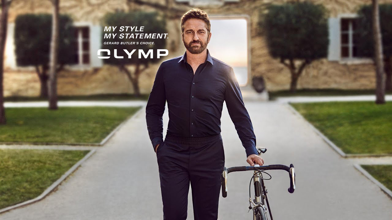 olymp signature gerard butler shirts bike